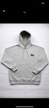Rework style stussy grey hoodies
