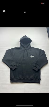 Rework style black stussy hoodies