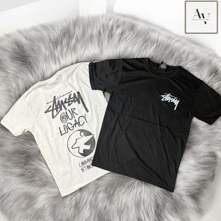 Stussy reworkstyle ourlegacy black and white tee