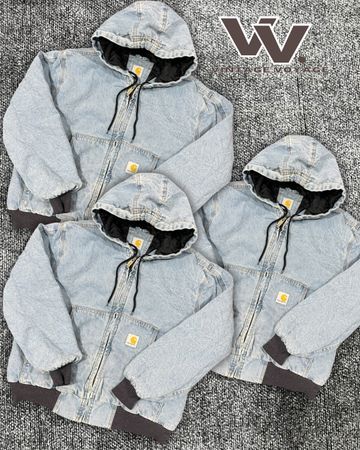 Carhartt reworked style acid wash active jackets #8126