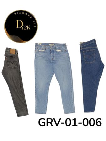 Levi’s Original Denim Jeans for unisex | Classic Fit | Premium Quality (GRV-01-006)