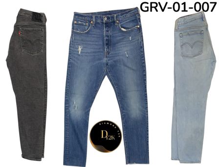 Levi’s Blue Denim Jeans – unisex Casual Wear | Authentic Levi’s(GRV-01-007)