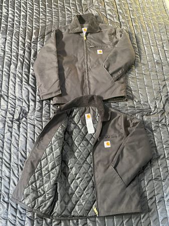 Carhartt rework style black Detroit jacket