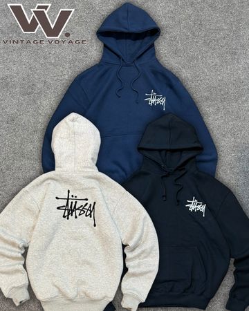 Stussy reworked style mix colour pullover hoodies #8126