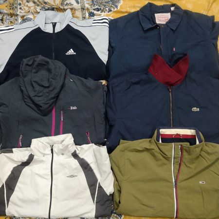 Mix branded track jacket