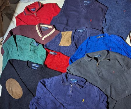 Authentic Ralph Lauren sweaters 25 Pcs bundle VH-0031