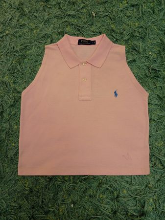 Top corti senza maniche Ralph Lauren riciclati