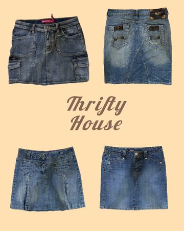 Casual Wear Denim Midi Skirts(TH/066)