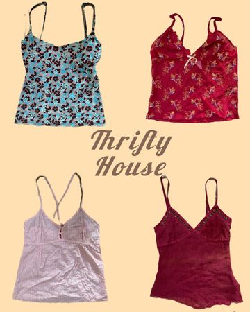 Y2k Cami Tops(TH/072)