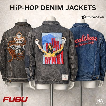 HIP HOP Denim Jackets Inc Roca wear Fubu