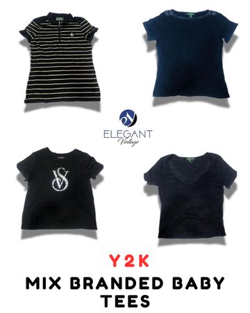 Y2K Mix Branded Baby Tees - EV1889