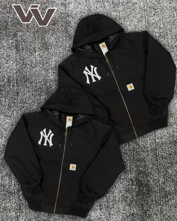 Carhartt x Yankees reworked style black active jackets #9126