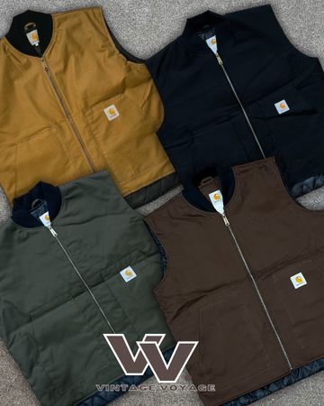 Carhartt reworked style mix colour gilets #9126