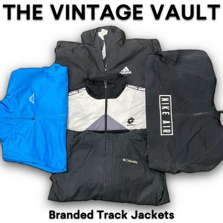 Giacche a track/antivento di marca tra cui Nike, adidas e altri