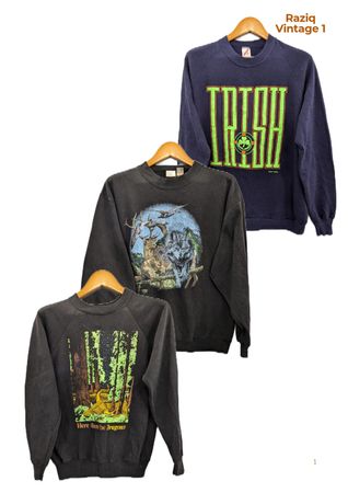 💥 RV1706 Vintage printed Sweatshirts
