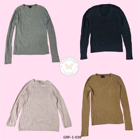 Vintage Tommy Hilfiger Y2K Sweater – Iconic Logo Winter Knit (GRF-1-039)