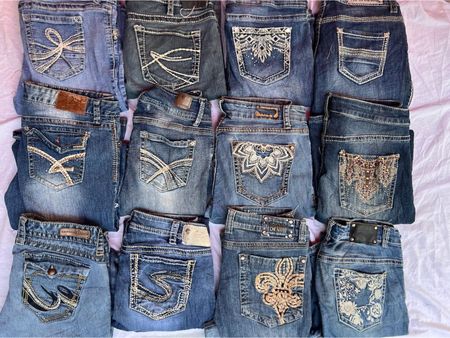 WALLFLOWER AND OTHER MIX BRANDS JEANS (4014)