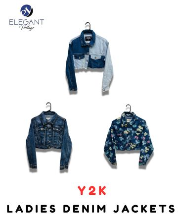 Giacche in denim da donna Y2K - EVM01906