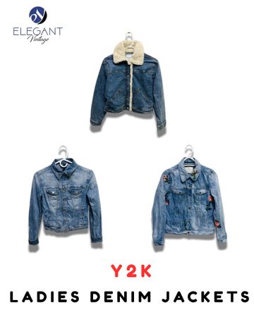 Giubbotti di Jeans per Donne Y2K - EV1908