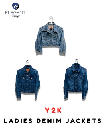 Giubbotti di jeans da donna Y2K - EV1909