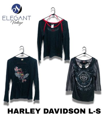 Harley Davidson L-S T-Shirts - EVM0461