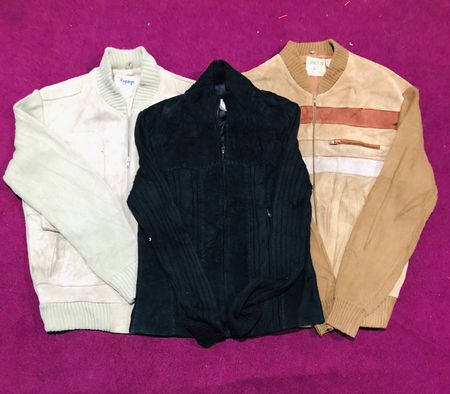 Sweater leather mixed bundle