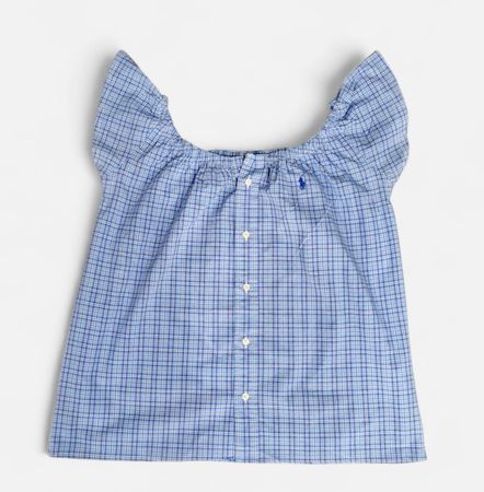 Fs-69 Upcycled women’s polo crop shirt