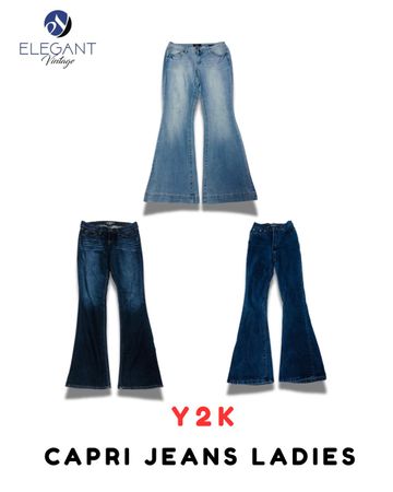 Y2K Capri Jeans Ladies - EV1921