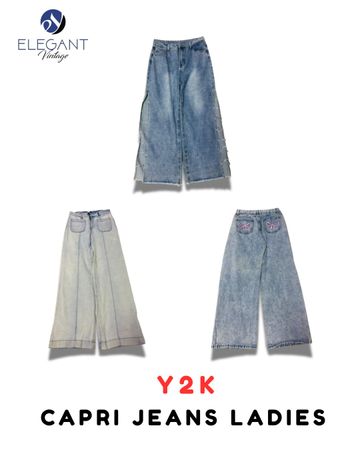 Y2K Capri Jeans Ladies - EV1928