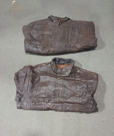 Jaqueta de couro dos anos 80