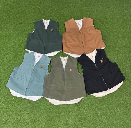 Rework style fisherman carhartt gilets