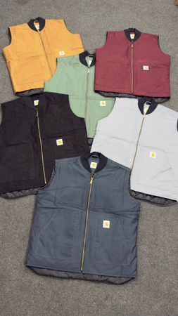 Carhartt Gilets Mix Colours Rework Style