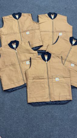 CARHARTT GILLET TAN REWORK STYLE