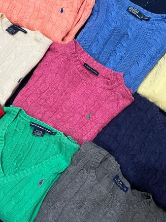 RALPH LAUREN CABLE KNIT SWEATERS
