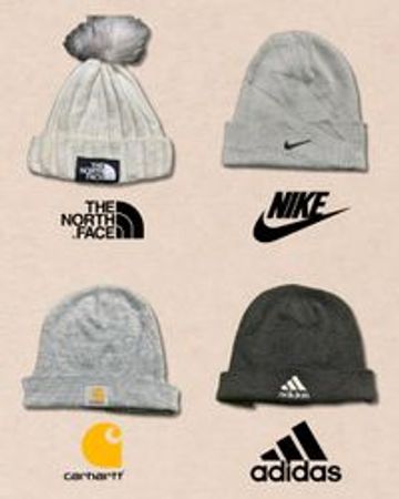 Mix brand beanies