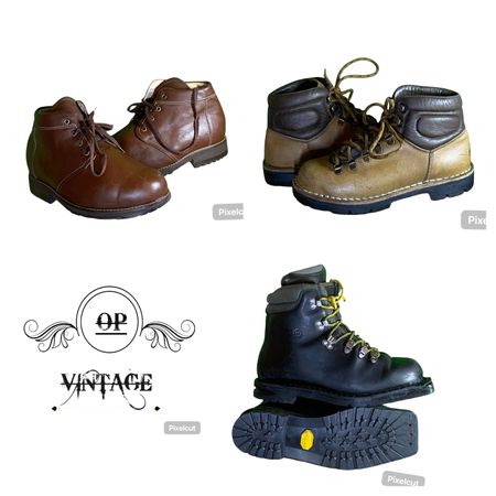 Botas de Motocicleta Vintage Excelente