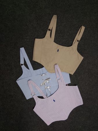 Ralph Lauren Corset top (upcycled)
