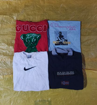 Gucci und fast berühmte Sweatshirts