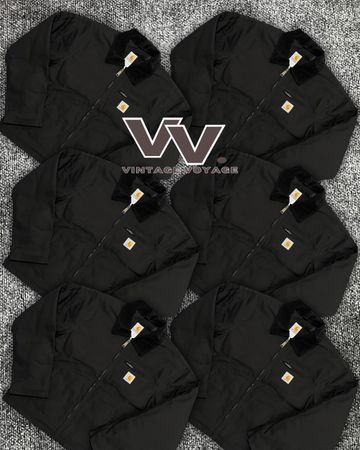 Carhartt reworked style black Detroit jackets #12126