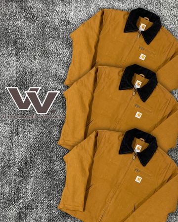 Carhartt reworked style tan Detroit jackets #12126