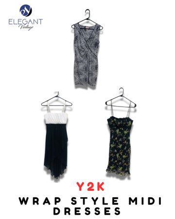 Abiti midi in stile Y2K Warp - EV1946