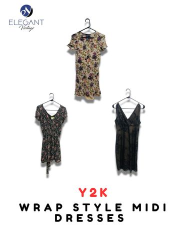 Y2K Warp Style Midi Dresses - EV1949
