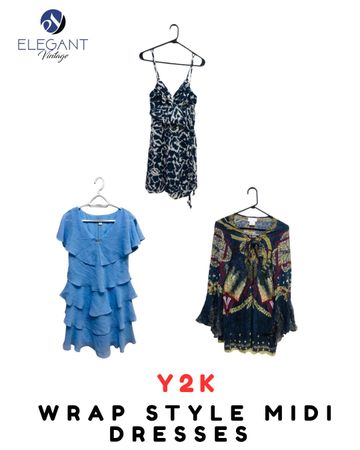 Y2K Warp Style Midi Dresses - EV1952
