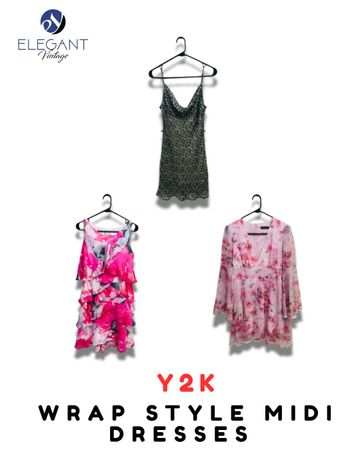 Abiti Midi Stile Warp Y2K - EV1962