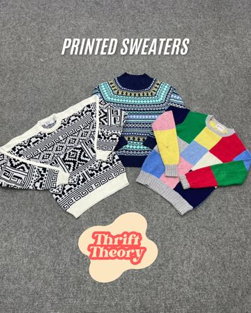 Printed Sweaters - (12/01)