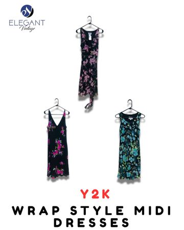 Y2K Warp Style Midi Dresses - EV1977