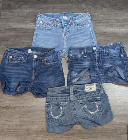 2051 - Upcycled True Religion Shorts
