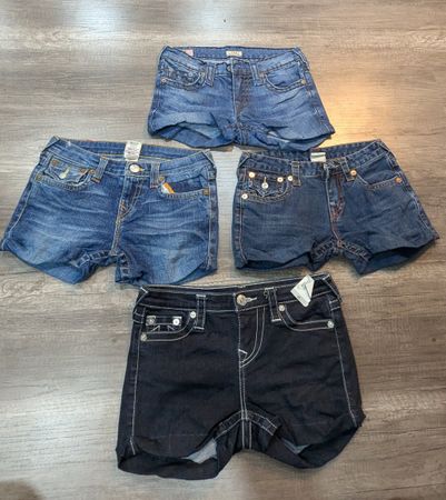 2052 - Upcycled True Religion Shorts