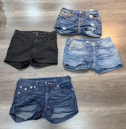 2053 - Upcycled True Religion Shorts