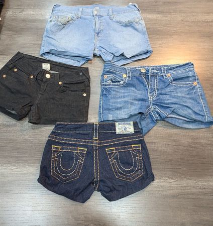 2054 - Upcycled True Religion Shorts